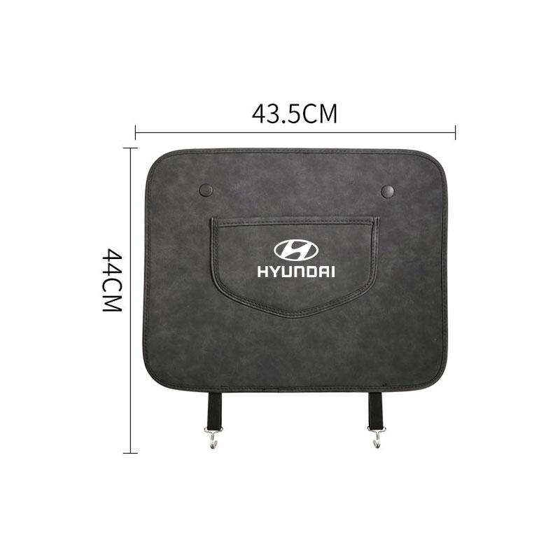 Car Seat-Back Protective Pads Waterproof Accessory For Hyundai I10 Elantra Getz Sonata XG Terracan Coupe Trajet Matrix Emblem MM12