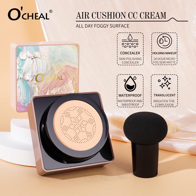 OCHEAL Mushroom Head Cushion BB Cream: Concealing, Moisturizing, and Hydrating Foundation