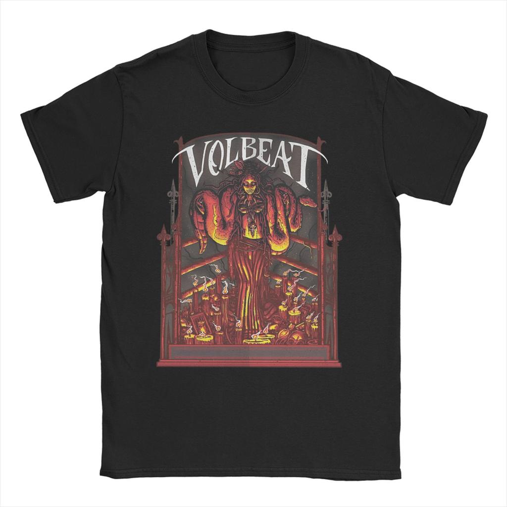 VOLBEATS Tour T-Shirts for Men Women Metal Music Hipster Cotton Tees Crew Neck Short Sleeve T Shirt Summer Tops