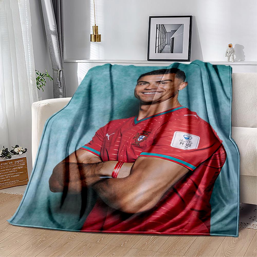 Cristiano Ronaldo Blanket Soft Cozy Great For Bedding Chair Office For All Occasions Warmthful Decor Suitable For Gifting Relatives And Friends