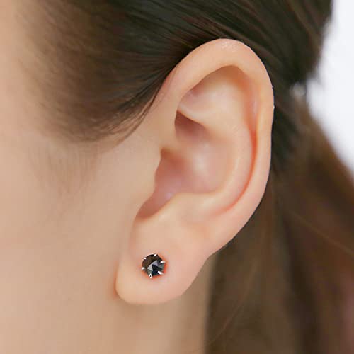 ESTELLE Black Diamond 18K White Gold Earrings (0.5ct) 0212-1471-0011-0000
