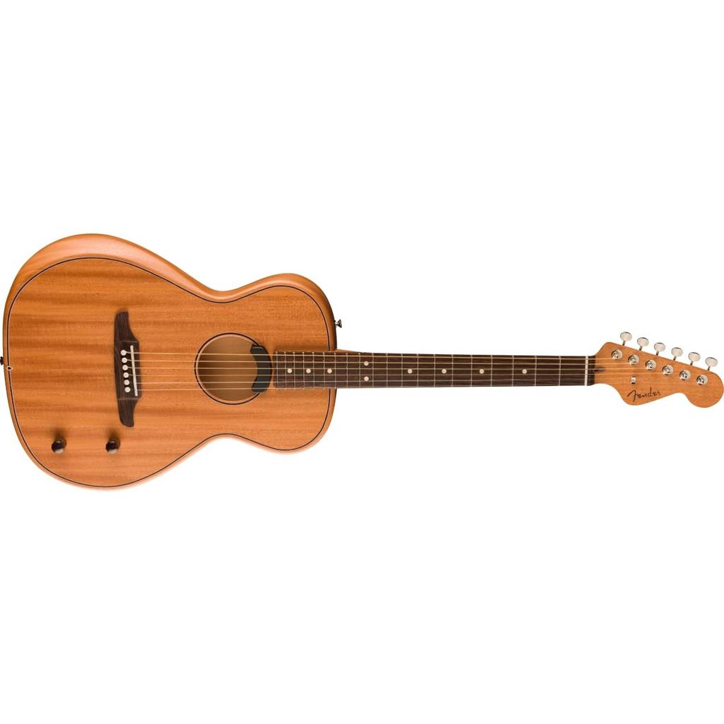 Fender Highway Series Parlor Acoustic Guitar Rosewood Fingerboard All-Mahogany with Gig Bag
