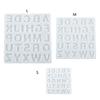 Epoxy Resin Mould Letters Shaped Silicone Keychain Molds Pendant Moulds Silicone Material for Hand-Making Accessories