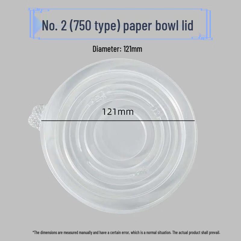 Yuzhuxun Disposable Microwaveable Round Paper Bowls