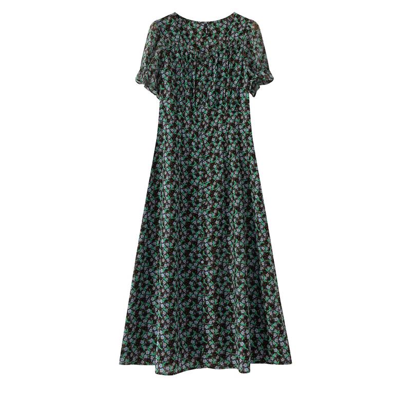 Sanpowa Floral A-Line Summer Dress L