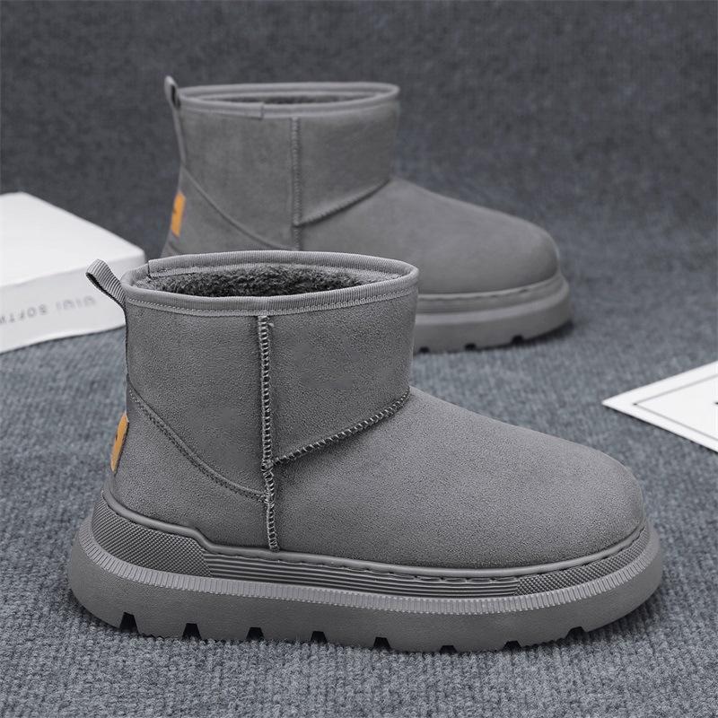 Snow boots winter new thick-soled advanced velvet warm and cold-proof thickened cotton shoes