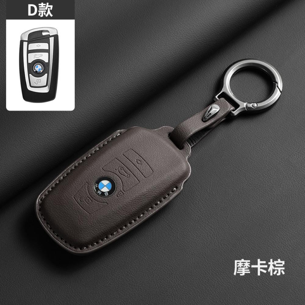 Leder für BMW Schlüsselhülle für 3 5 7 Serie Schlüsselabdeckung Schale Schutzhülle für 525 4 Serie Trendiges Unisex-Accessoire