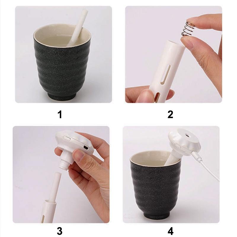 Mini USB Powered Portable Humidifier with Dimmable Soft Night Light Fits Various Bottles for Office Desktop Trip Use