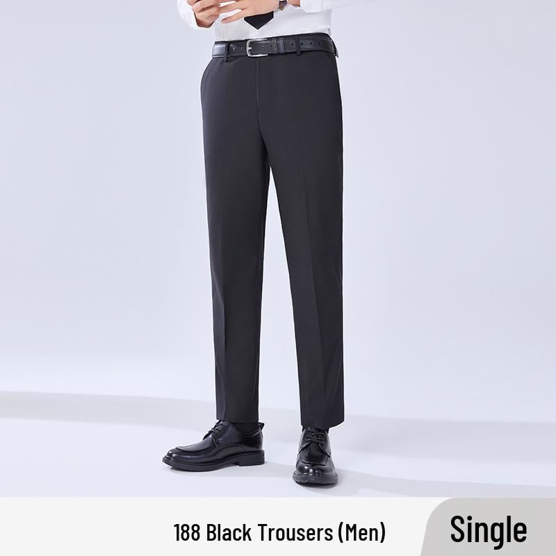 Non-Iron Professional Slim Straight Leg Grey Suit Pants for Men & Women – Ideal Formal Workwear for Commuting