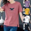 Fashion Women Casual Short Sleeve Printed  Blouse Ladies T-Shirt Tops