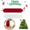 1PCS 180×34cm, DIY Table Mat Jacquard Decoration Cloth Tea Flag Christmas Table Flag High Quality New Year