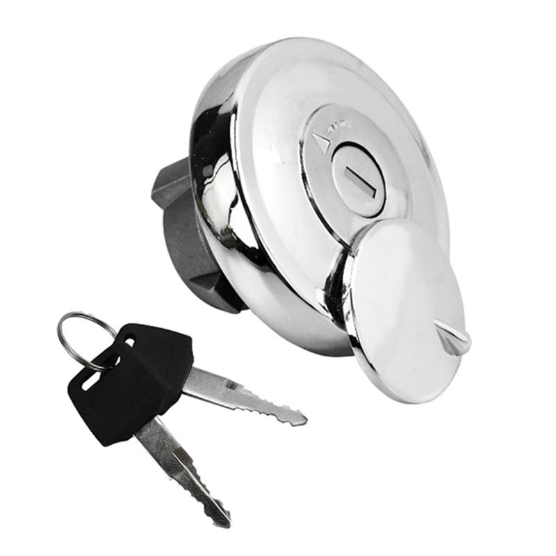 A58X-Motorcycle Fuel Cap Lock With Keys Designed For Yamaha XVS125 250 400 650 950 1100 XV1700 Dragstar Road Star Models