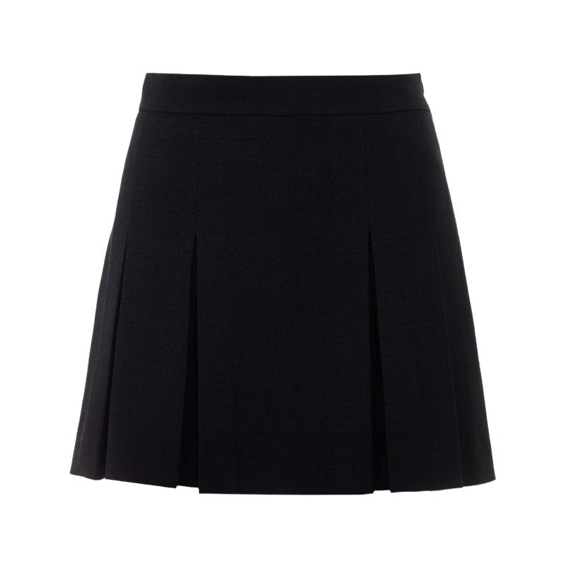 

Langzi Pleated A-Line Short Skirt L