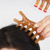 Reflexology Meridian Scrapping Gua Sha Hair Comb Wood Comb Wooden Massage Comb Scalp Massage Tool