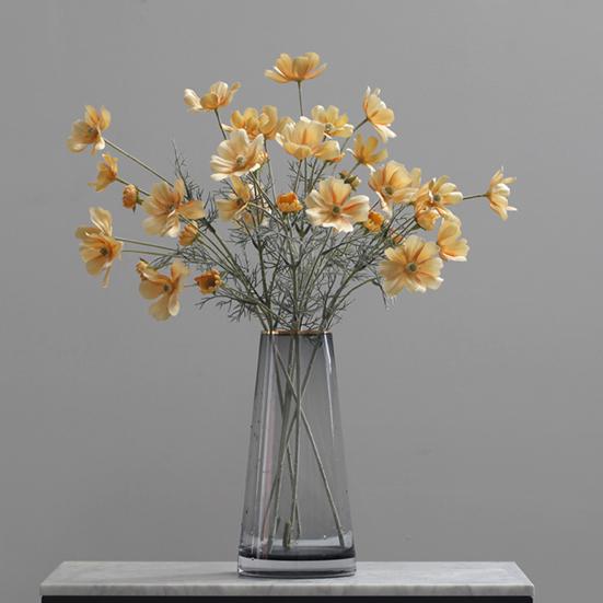 Kunstig blomst Vanntett Realistisk Silke Stoff Tusenfryd Kunstig blomst for hjemmeinnredning