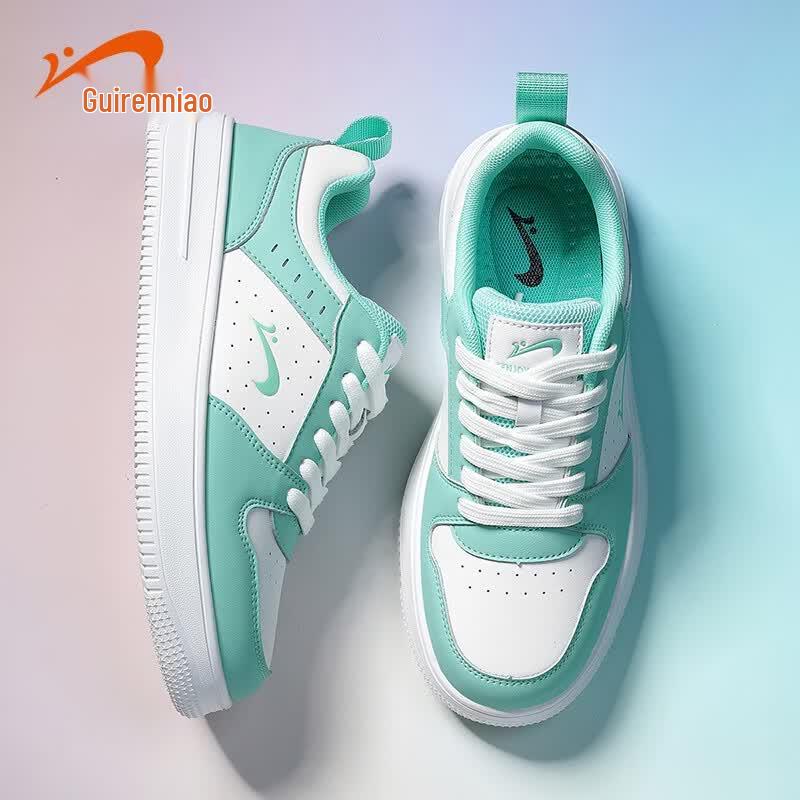 Guirenniao Women s Thick-Soled Low-Top Casual Sneakers W-EU 39