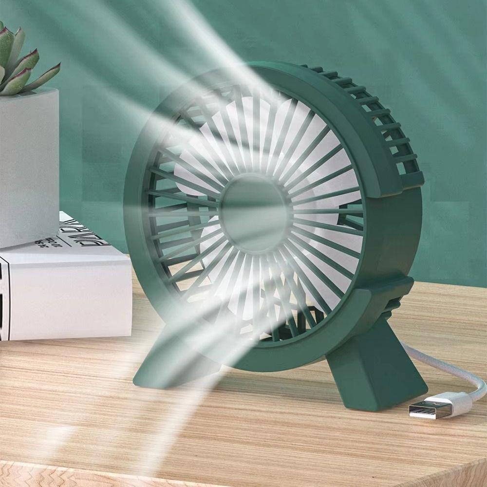 Quiet Motor USB Desk Fan USB Powered Desktop Fan Portable Quiet Cooling Fan Dormitory Use