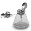 Empty Push Down Pump Dispenser Top Press Type Liquid Pumping Dispenser Bottle  Laboratory