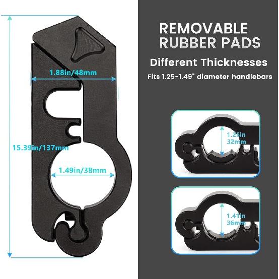 Мотоциклетные замки Противоугонный замок на руль Модернизированный замок для шлема с — фото 7
