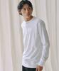 Yunibeosyeolobeolol Henley Neck Long Sleeve T-Shirt White