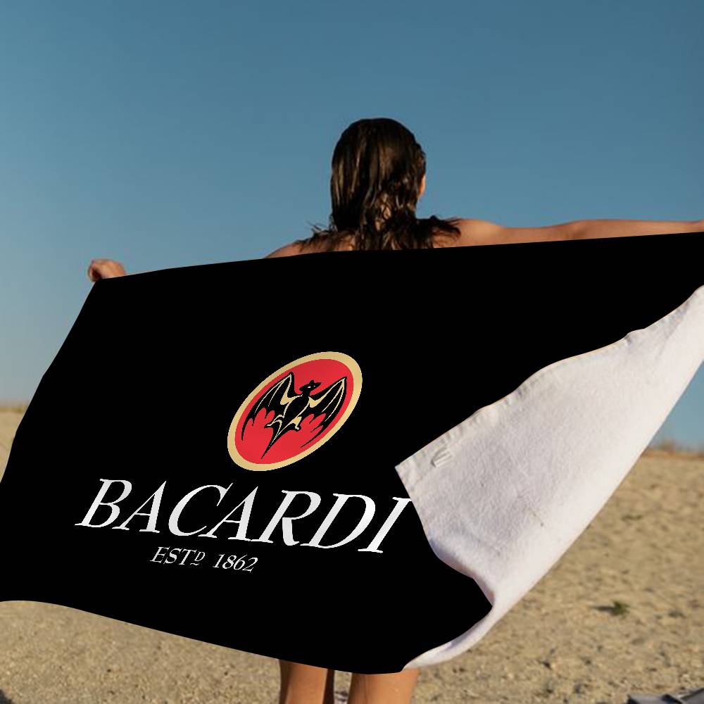 Textilien Bacardis Beer Microfiber Beach Towel Absorbent Quick Dry Soft Yoga Swimming Resort Mountain Climbing Towel