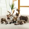 Cross-Border Plush Toy: Zebra & Reindeer - Forest Friends Series