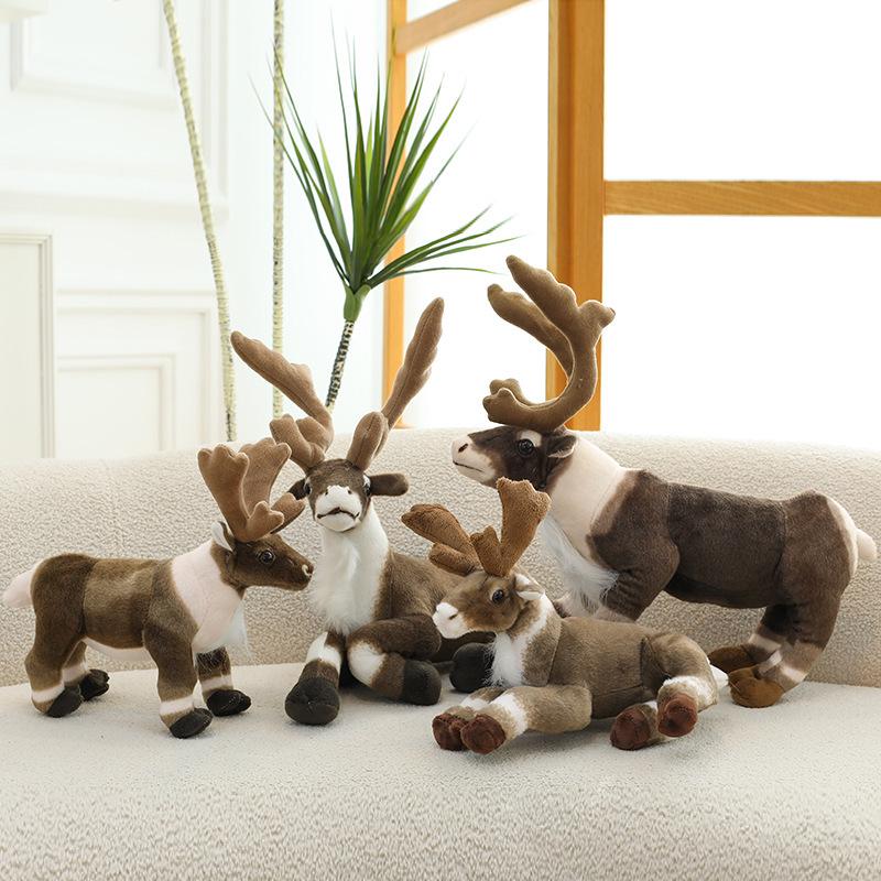 Cross-Border Plush Toy: Zebra & Reindeer - Forest Friends Series