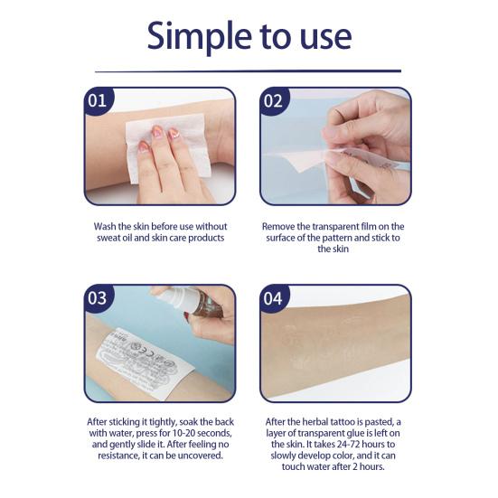 Cool Tattoo Sticker Non-irritating Temporary Arm Decoration