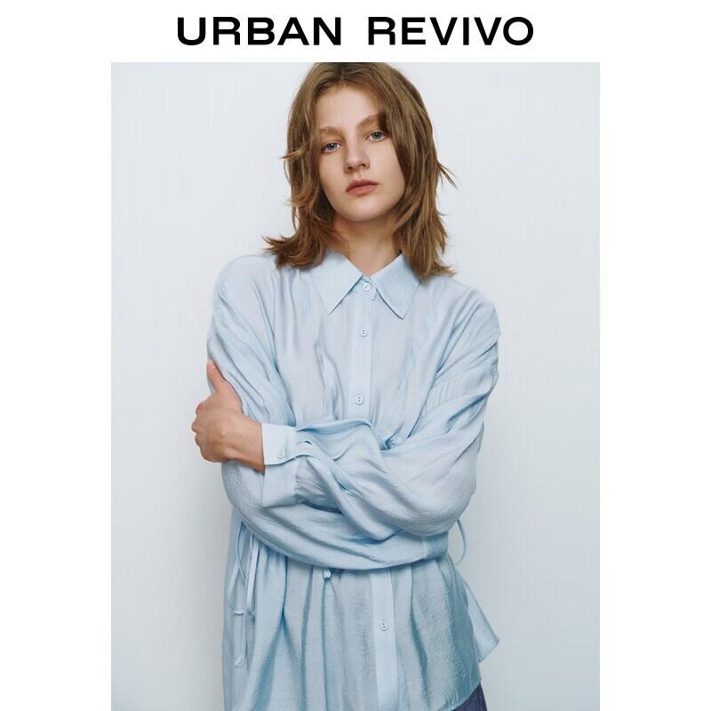 UR 2026 Women s Loose Drop-Shoulder Cardigan Shirt M