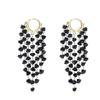2PC Women's Fashion Design Tassel Earrings Zircon Accessories Suitable for Date, Party, Festival Gifts