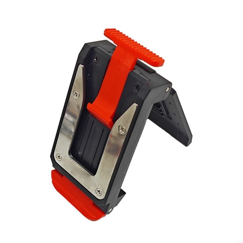 Tool Holder Featuring Automatic Lock System Attachment To Any Work Belt Tape Measure Tool Holsters