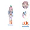 Nutcracker Ornaments Christmas Photo Props Painted Decorative Traditional Desktop Decor
