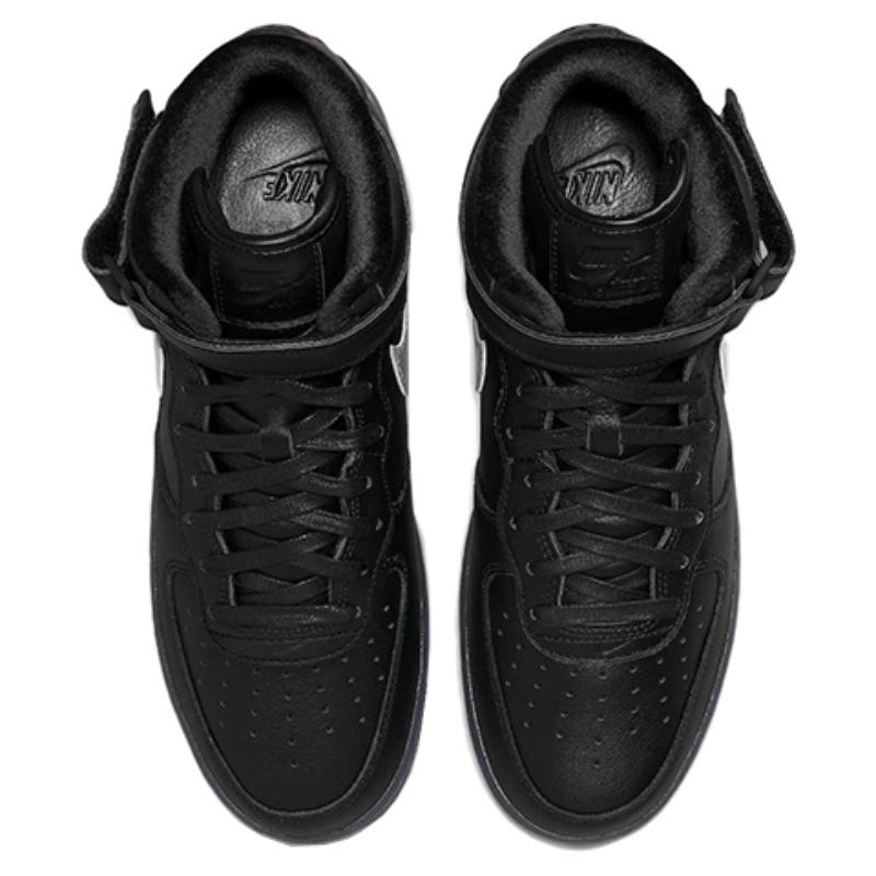 Nike Buty sportowe Air Force 1 Mid Premium 'Black Metallic Silver' DX3061-001