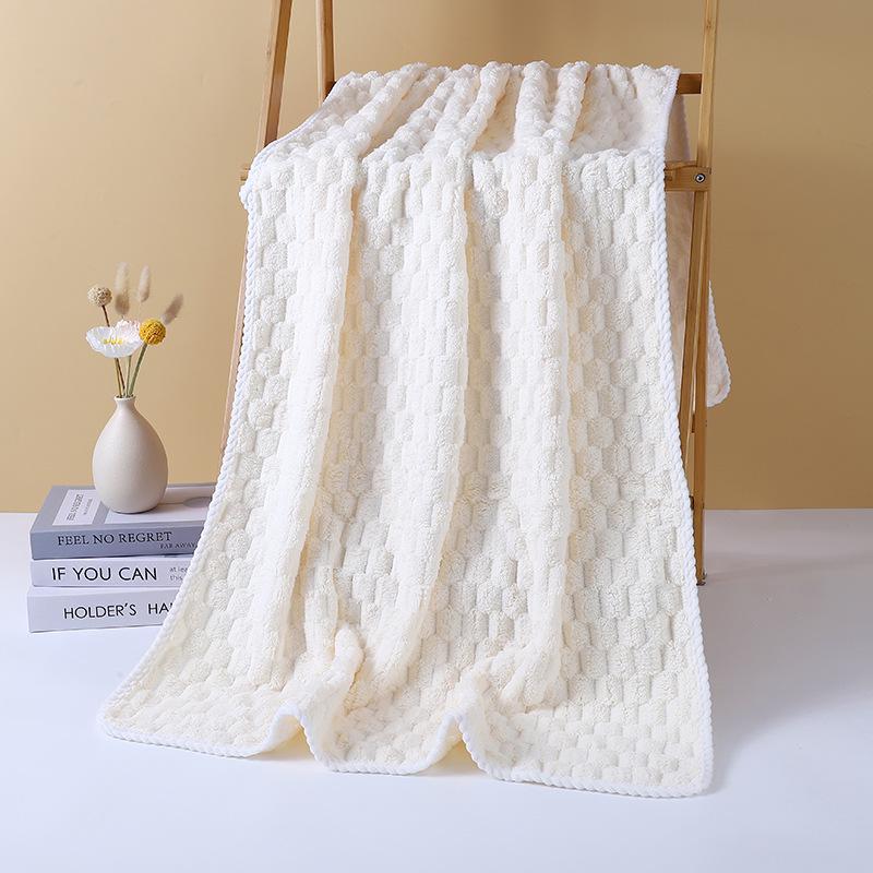 Wolken Samt Verdickt Koralle Badetuch - Groß, Hoch Saugfähig, A-Klasse Qualität