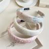 Elegant Satin Jacquard Hair Hoop Sweet Exquisite Headband Chinese Embroidery Headband  Girls