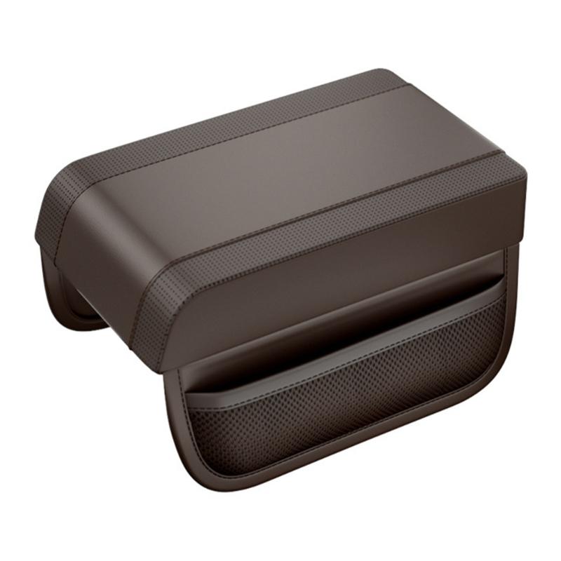 Car Center Armrest Pad Console Cover with Side Storage Bags Hand Cushion Interior Accessories for Driving Comfort