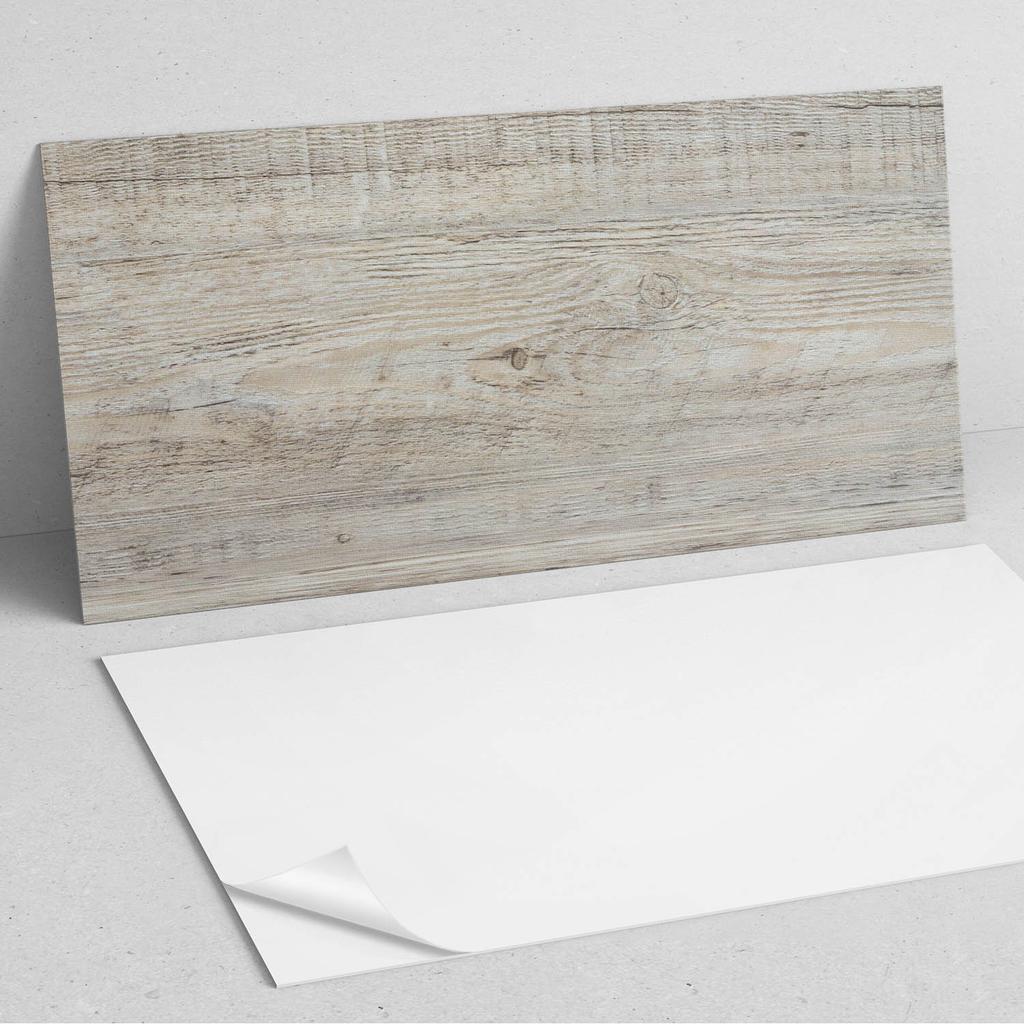 Dekoracyjny Panel Ścienny Samoprzylepny Winyl 120X60 Cm Tekstura Drewna Naturalnego