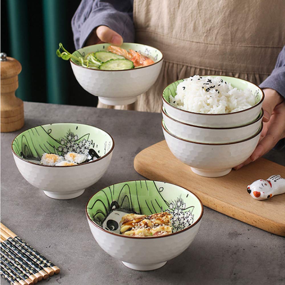 Panda Ceramic Cereal Ceramic Soup Ceramic Porcelain Bowls for the and Oven for and Dinner of Bowls, Bowls, Bowls, Kitchen, Cereal, Salad, Pasta, Soup,