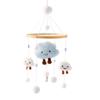 Baby Wolke Rasseln Krippe Mobiles Spielzeug 0-12 Monate Glocke Musical Box Neugeborenen Bett Glocke Kleinkind Rasseln Karussell Für Musical spielzeug Geschenk