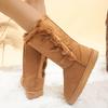 Fashion 2025 Autumn/Winter Women's Fashionable Thickened Warm Cotton Shoes Thick Bottomed Snow Cotton Boots for Women
