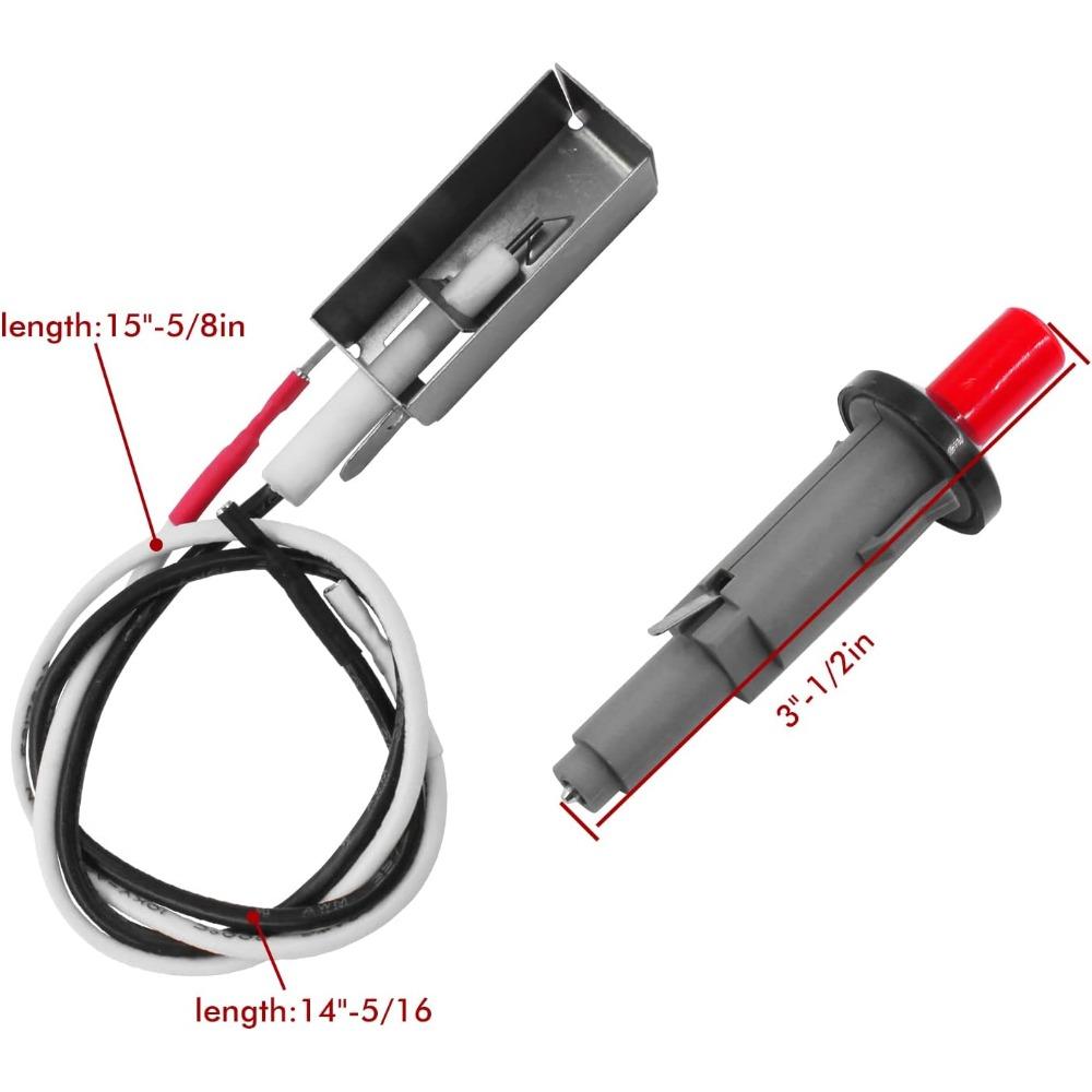 Piezoelectric igniter assembly replacement kit for oven models 7510, Spirit E-210, Spirit 500/700, Genesis E-310/E-320 and Platinum B/C.