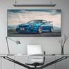 Modern Supercar Wall Art Oil Painting GT Car Wall Picture Supercar Poster