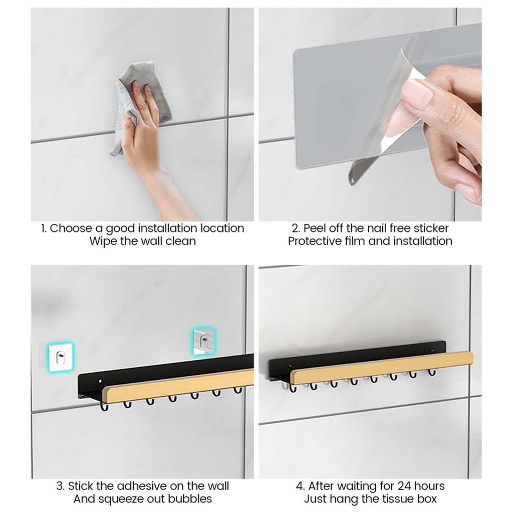 Hanging Spice Rack Organizer Wall with Strong Hooks Storage Shelf Seasoning
