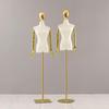 Korean Style Electroplated Female Torso Mannequin for Clothing Display