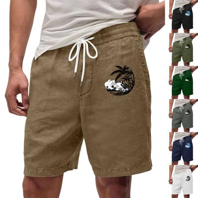 Pantalones Deportivos Holgados Casuales de Verano para Hombre Pantalones Cortos de Playa Grandes