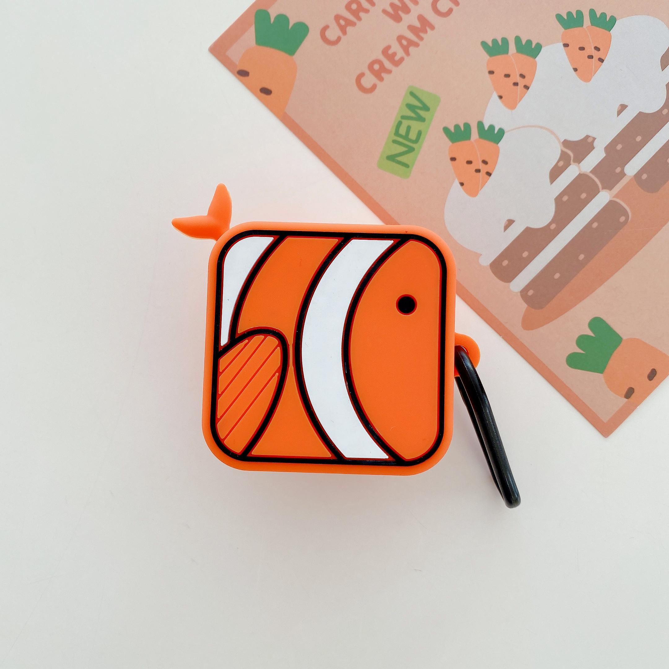 

Милый чехол для наушников с изображением рыбы-клоуна для Samsung Galaxy Buds 2 Pro Live, чехол для Galaxy Buds2 Pro, полная защита с металлическим крючком for Galaxy Buds FE (2023)