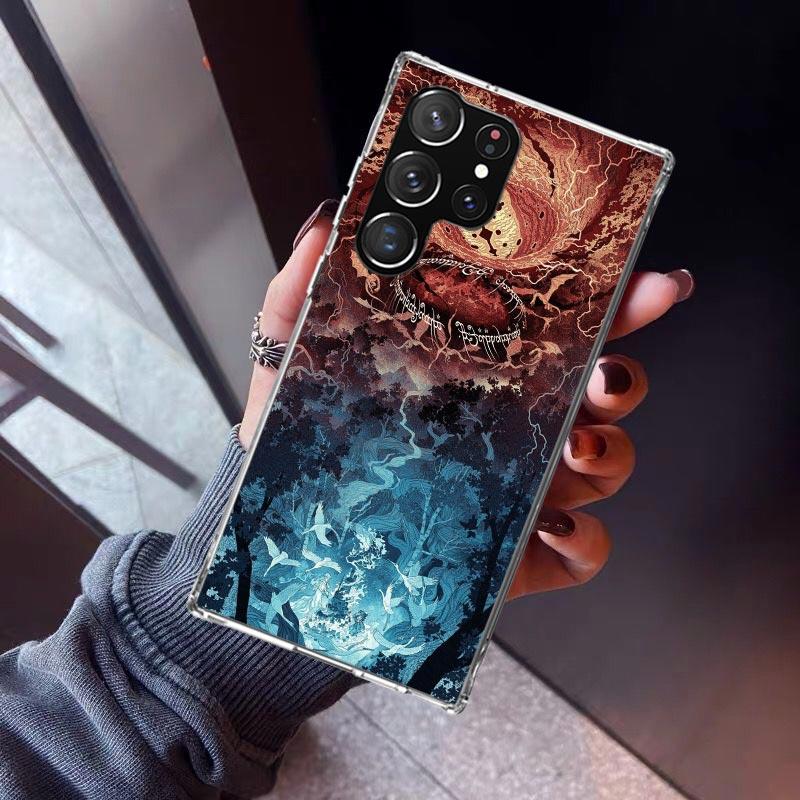 The L-Lord of The R-Rings Phone Case For Samsung Galaxy S23 S24 S25 Edge S26 Ultra S22 + S21 Plus S20 FE Cover Silicone Print Sh