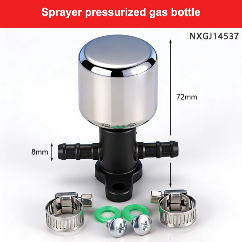 Cilindro Pressione Spruzzatore Rimovibile Completamente in Rame Spruzzatore Elettrico ad Alta Pressione Serbatoio Aria Resistente alla Corrosione Booster Pressione