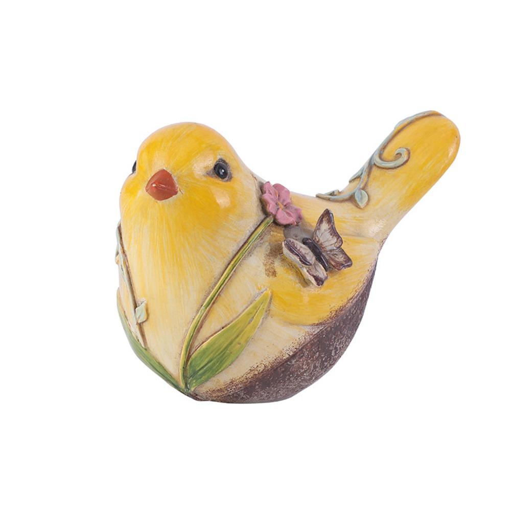 Resin Crafts Mini Bird Statue Cute Desktop Bird Ornaments Living Room Bedroom