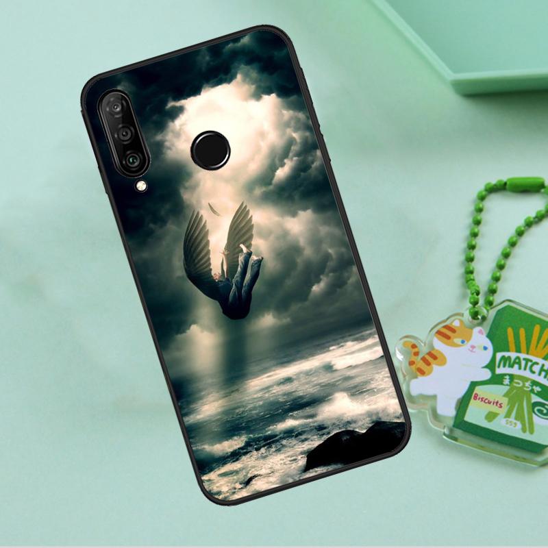 Angel Wings Painting For Huawei Nova 10 9 SE 5T 12s 12i 11i Y91 Y90 Y60 Y70 Y72 Y61 P20 P40 P30 Lite P60 Pro Case